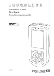 Endress+Hauser HART Field Xpert Manuel De Mise En Service