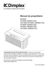 Dimplex DFI600R Manuel Du Propriétaire