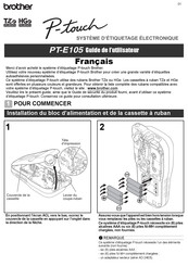 Brother P-touch PT-E105 Guide De L'utilisateur