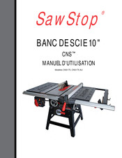 SawStop CNS175-AU Manuel D'utilisation