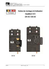 PAW HeatBloC K31 DN 25 Notice De Montage Et D'utilisation