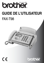 Brother FAX-T98 Guide De L'utilisateur