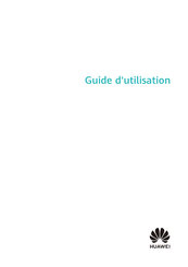 Huawei XWU-CBA Guide D'utilisation