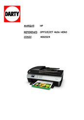 HP Officejet 4630 Série Mode D'emploi