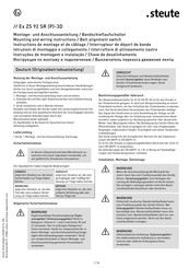 steute Ex ZS 92 SR 3D Instructions De Montage Et De Câblage