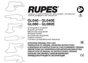 Rupes GL040E Сonversion Des Instructions De Fonctionnement Original