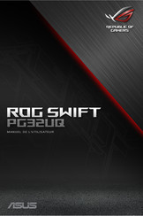 Asus ROG SWIFT PG32UQ Manuel De L'utilisateur