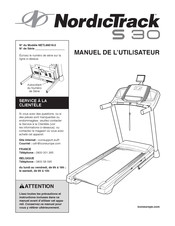 NordicTrack S 30 Manuel De L'utilisateur