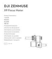 dji ZENMUSE X9 Focus Motor Information De Produit