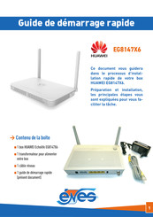 Huawei EG8147X6 Guide De Démarrage Rapide