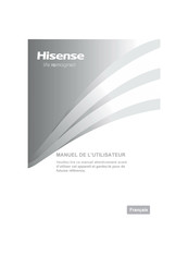Hisense FCN312E30F Manuel De L'utilisateur