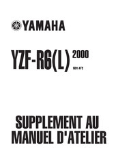 Yamaha YZF-R6 2000 Manuel D'atelier