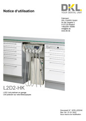 DKL L2D2-HK Notice D'utilisation