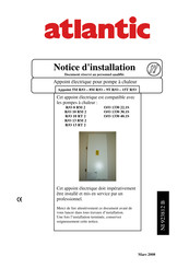 Atlantic R/O 10 RM 2 Notice D'installation