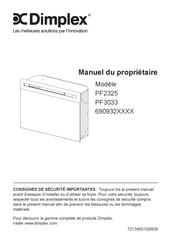 Dimplex PF2325 Manuel Du Propriétaire
