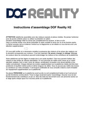DOF Reality H2 Instructions D'assemblage