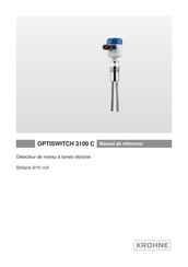 Krohne OPTISWITCH 3100 C Manuel De Référence