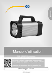 PCE PCE-DSX 20 Manuel D'utilisation