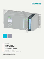 Siemens SIMATIC S7-1500/ET 200MP Manuel
