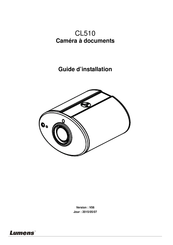 Lumens CL510 Guide D'installation