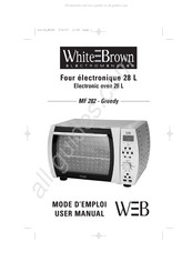 White&Brown Greedy MF 282 Mode D'emploi