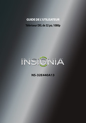 Insignia NS-32E440A13 Guide De L'utilisateur