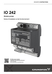 Grundfos IO 242 Notice D'installation Et De Fonctionnement