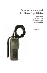 Ecosense pH100A Mode D'emploi