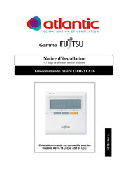 Fujitsu UTH-3TA16 Notice D'installation