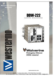 Westermo Wolverine DDW-222 Manuel De L'utilisateur