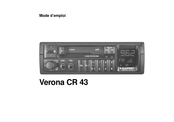 Blaupunkt Verona CR 43 Manuel D'utilisation