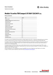 Allen-Bradley 5069-OA16 Notice D'installation