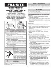FILL-RITE FR4411 Manual D'utilisation
