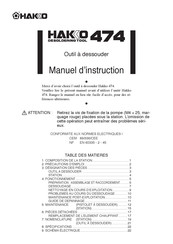 Hakko 474 Manuel D'instruction