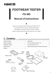 Hakko FG-465 Manuel D'instructions