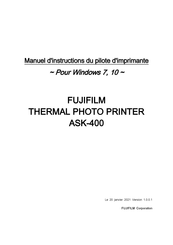 Fujifilm ASK-400 Manuel D'instructions