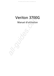 Acer Veriton 3700G Manuel D'utilisation