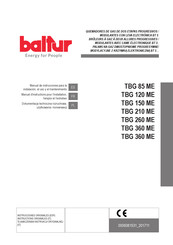 baltur TBG 120 ME Manuel D'instructions Pour L'installation, L'emploi Et L'entretien