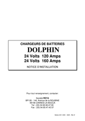 Reya Dolphin Notice D'installation