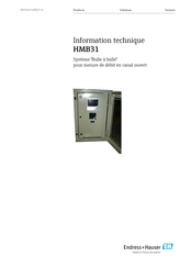 Endress+Hauser HMB31 Information Technique
