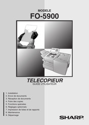 Sharp FO-5900 Guide Utilisateur