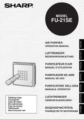 Sharp FU-21SE Manuel D'utilisation