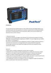 PeakTech 9020 Mode D'emploi