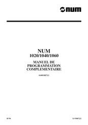 NUM 1060 Manuel De Programmation