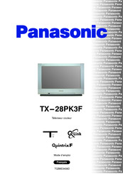 Panasonic QuintrixF TX-28PK3F Mode D'emploi