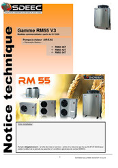 Sdeec RM55 36T Notice Technique