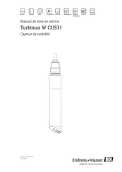 Endress+Hauser Turbimax W CUS31 Manuel De Mise En Service