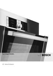 Bosch HEA23B Serie Notice D'utilisation