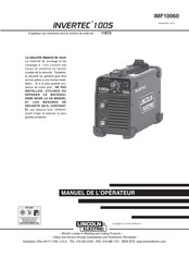 Lincoln Electric 11673 Manuel De L'opérateur