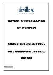 Deville C09966 Notice D'installation Et D'emploi